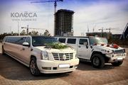 Лимузин Cadillac Escalade в городе Астана.